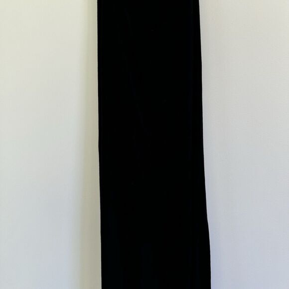BCBGMAXAZRIA “NEKA”Black Knit Ribbed Maxi Dress Cutout Draped Back XXS NEW Tags - Picture 13 of 14